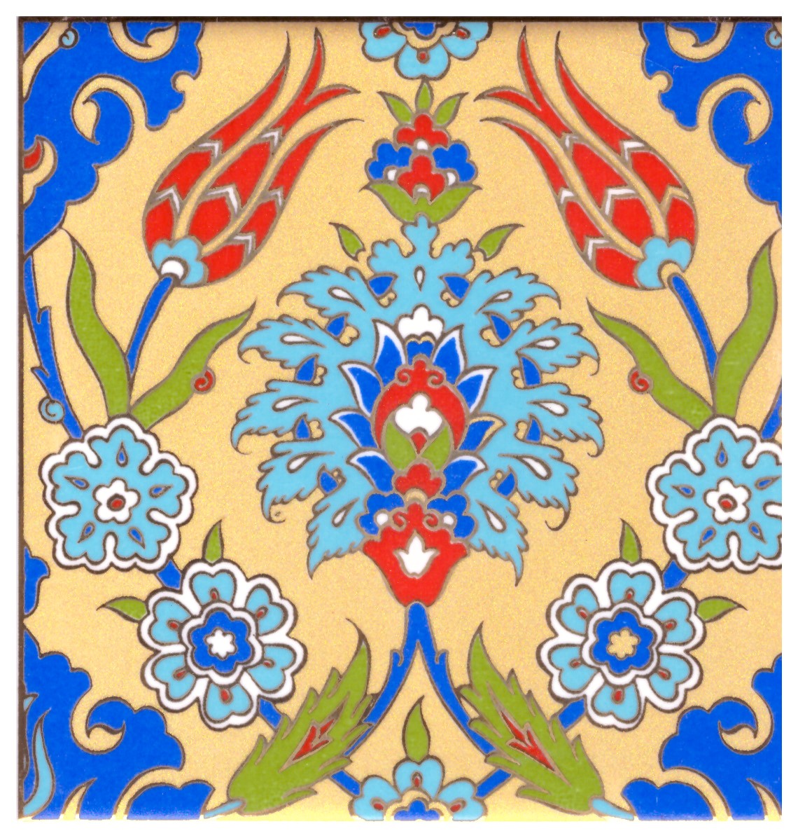 46-10x10 çini karolar  I Kütahya Çini